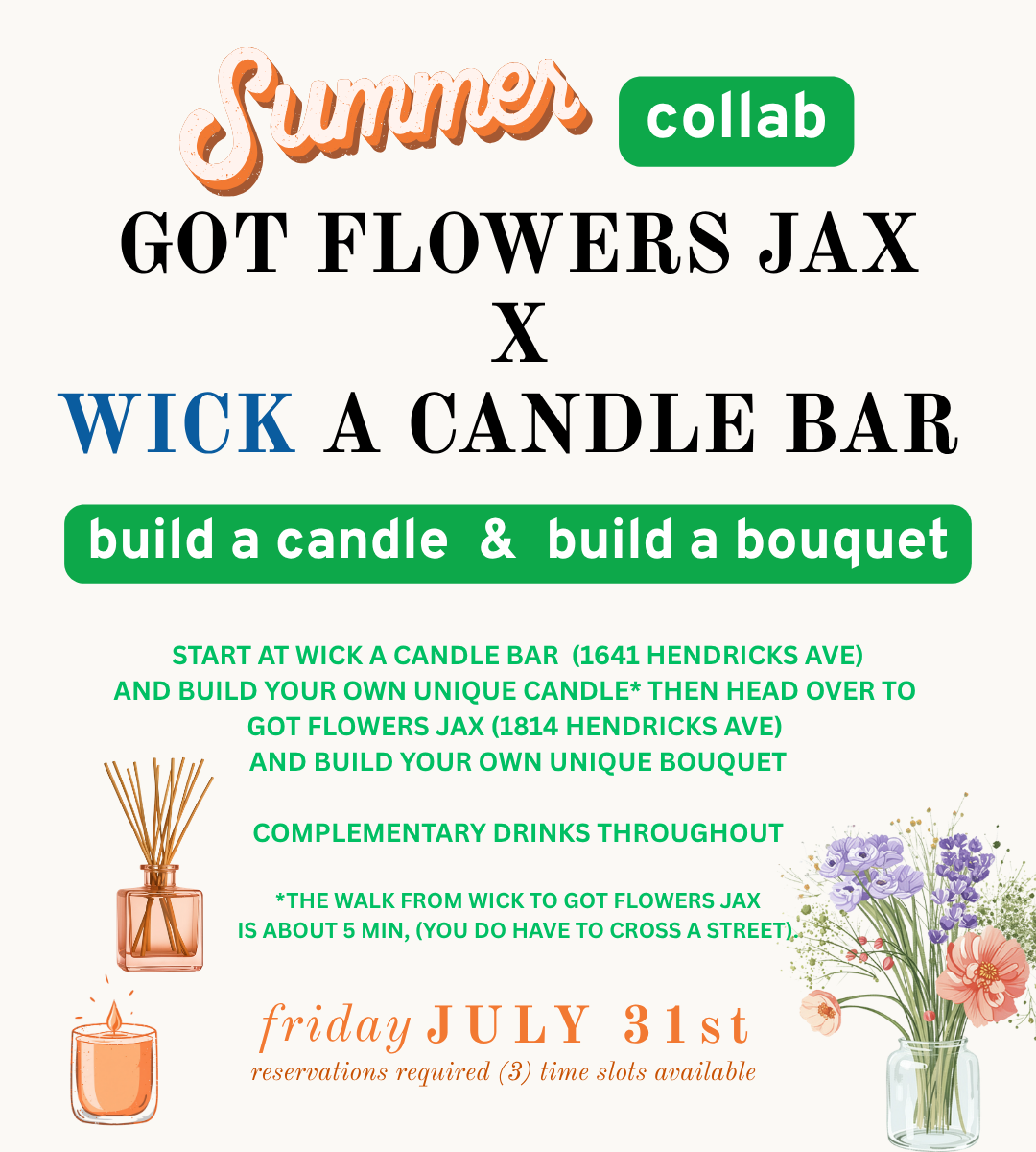 Summer Collab Event - GOT FLOWERS JAX & WICK