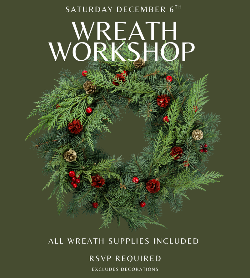 Wreath Workshop 12/6